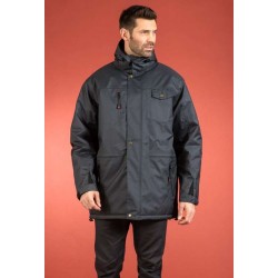 Parka travail impermeable 370 workfit DMD cotepro gris face