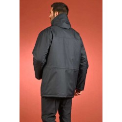 Parka travail impermeable 370 workfit DMD cotepro gris dos