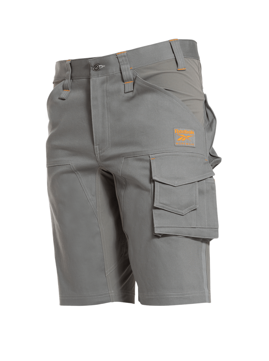 Bermuda de travail coton Reebok workwear gris