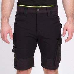 Bermuda de travail stretch Lanne Nine Worths gris face