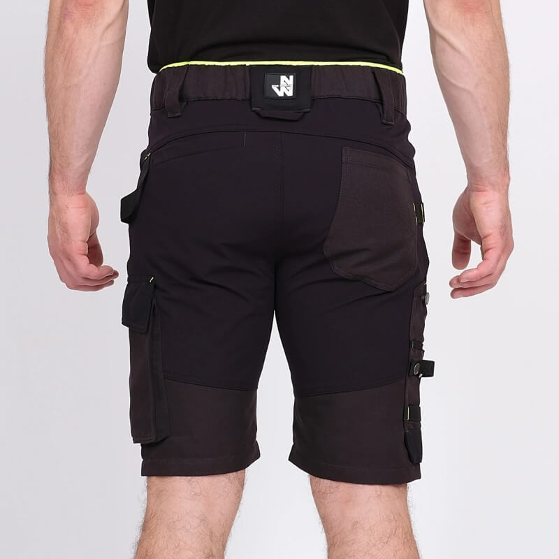 Bermuda de travail stretch Lanne Nine Worths gris face