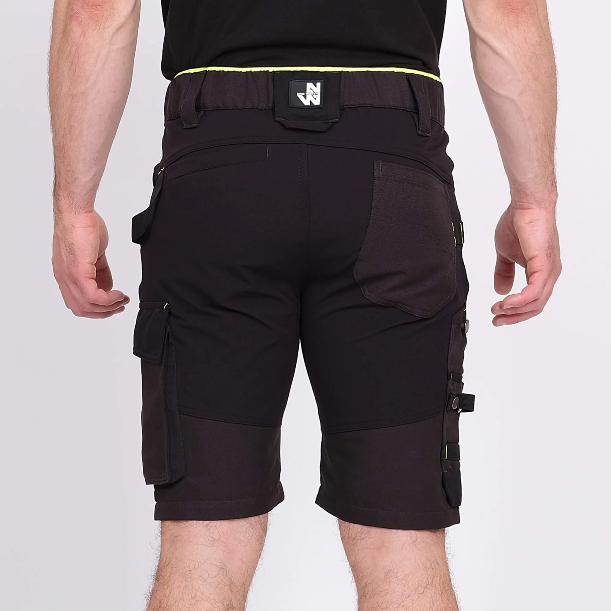 Bermuda de travail stretch Lanne Nine Worths gris face