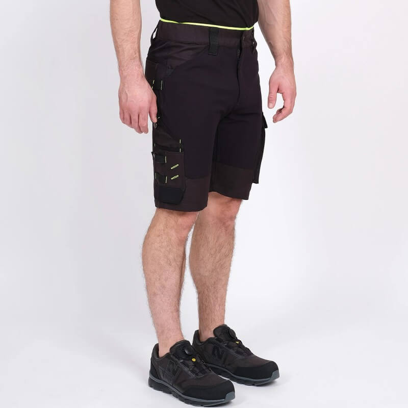 Bermuda de travail stretch Lanne Nine Worths gris face