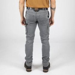 Pantalon travail jeans Usain Nine Worths cotepro gris vue 3