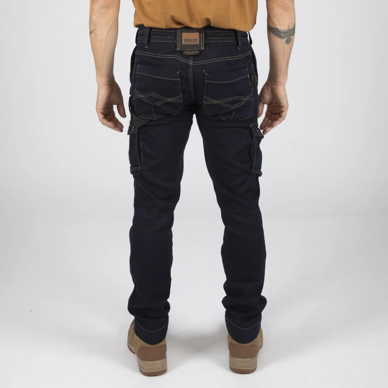 Pantalon travail jeans Usain Nine Worths cotepro denim vue 1