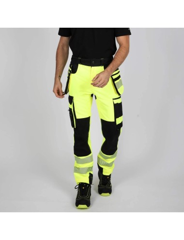 Pantalon haute visibilité unisexe Rocket – Nine Worths – Classe 1 EN ISO 20471