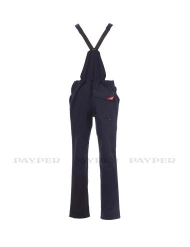 Salopette de travail coton Trolley Payper Navy dos