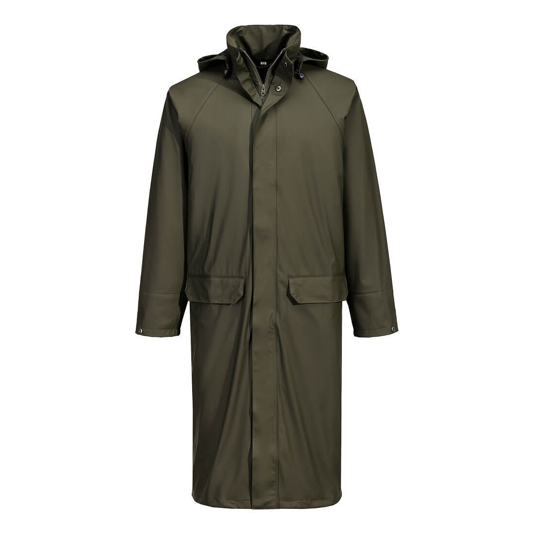 Manteau de pluie long impermeable Flexatex Portwest olive
