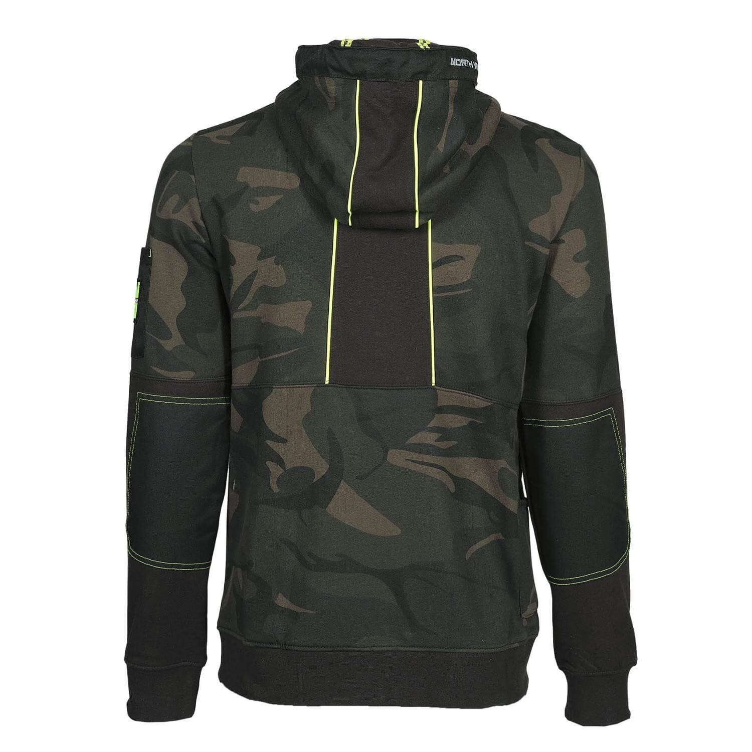 Gilet travail molleton renforcée Daro camo kaki North Ways vue 1