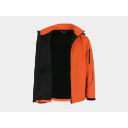 Veste softshell impermeable poseidon Herock orange vue 2