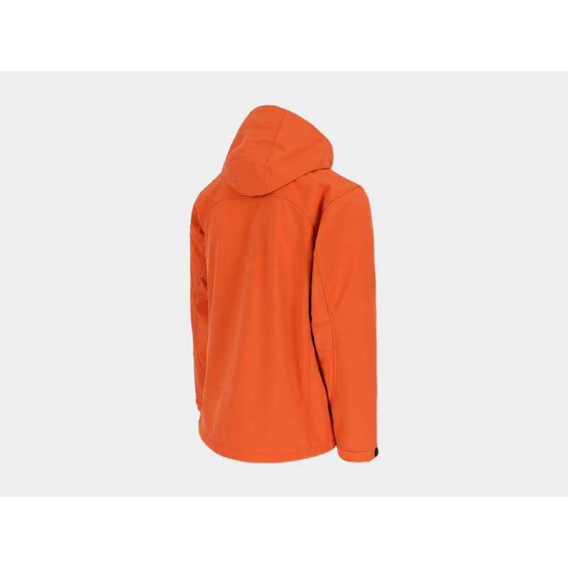 Veste softshell impermeable poseidon Herock orange vue 1
