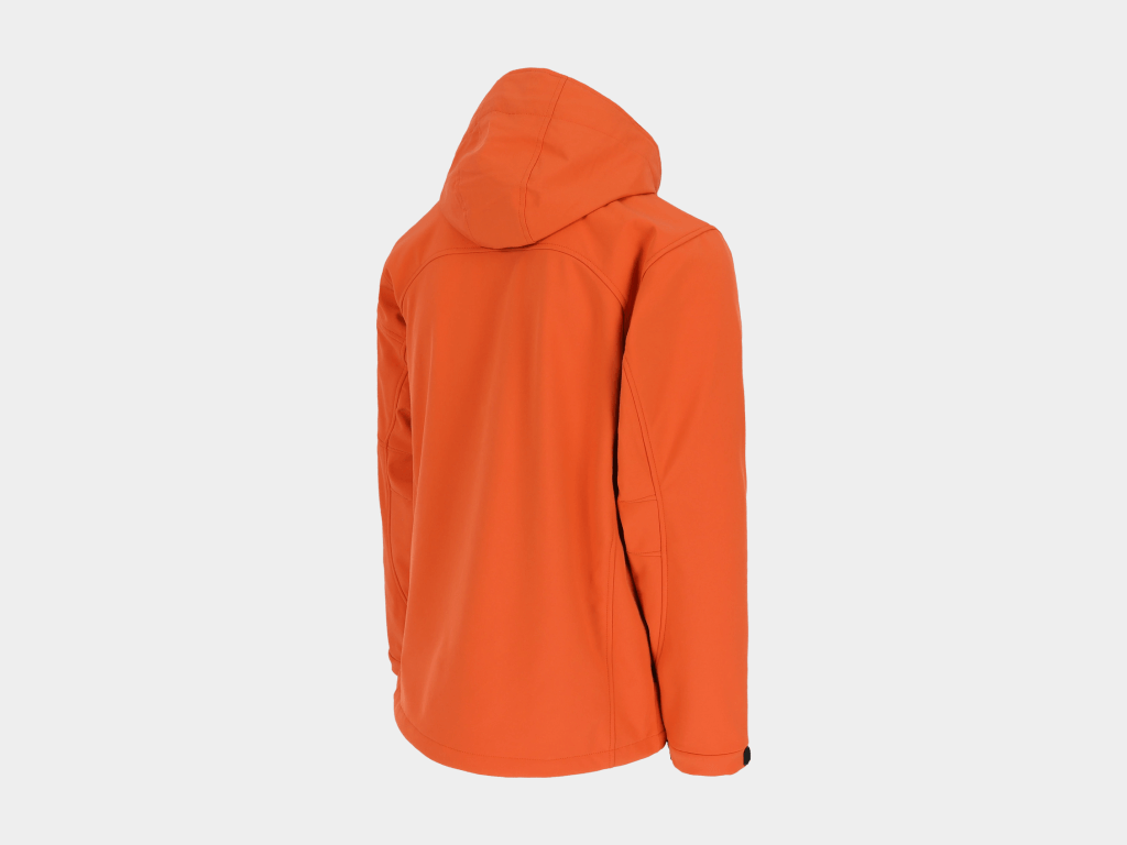 Veste softshell impermeable poseidon Herock orange vue 1