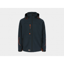 Veste softshell impermeable poseidon Herock marine vue 1