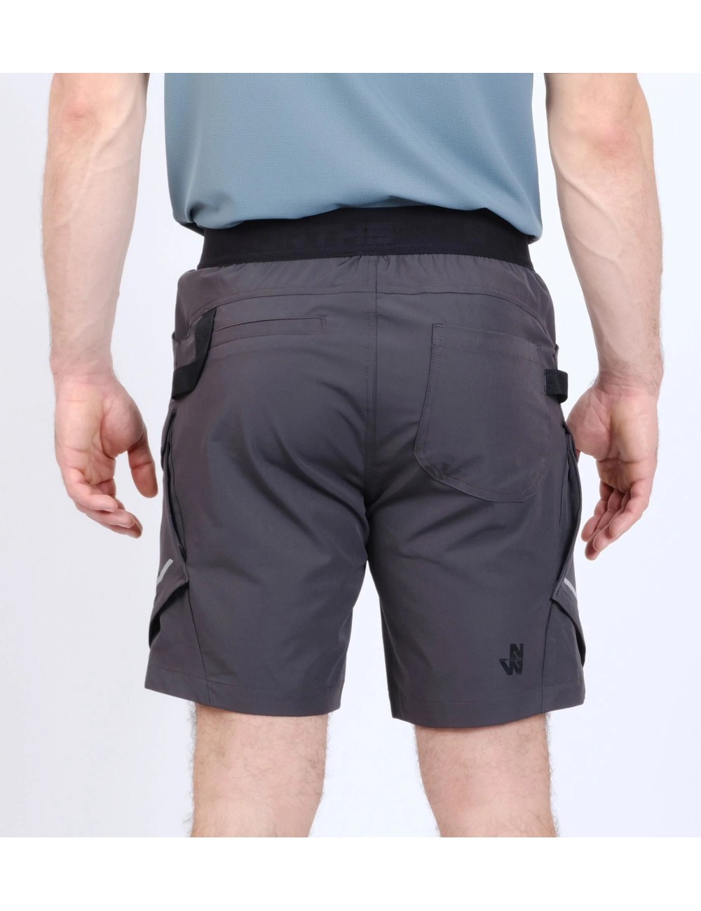 Bermuda short de travail léger Canberra Nine Worths gris vue 1