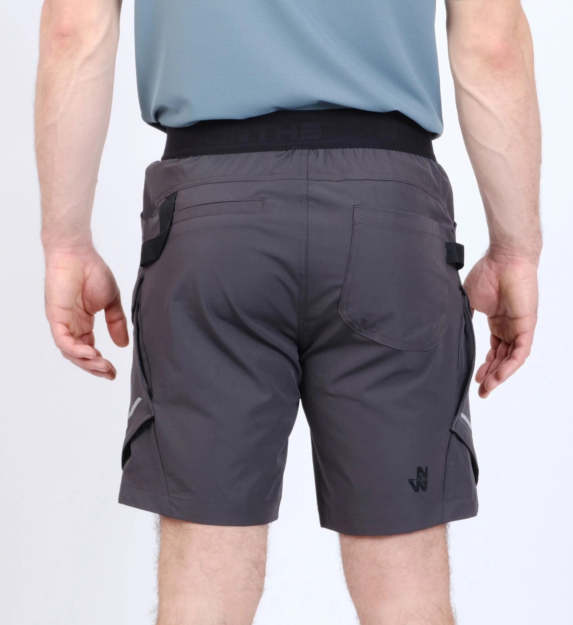 Bermuda short de travail léger Canberra Nine Worths gris vue 1