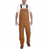 Salopette de travail Carhartt homme ultra résistante en toile duck