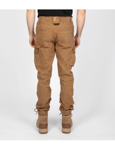Pantalon travail CERDAN cargo stretch Nine Worths camel vue 3