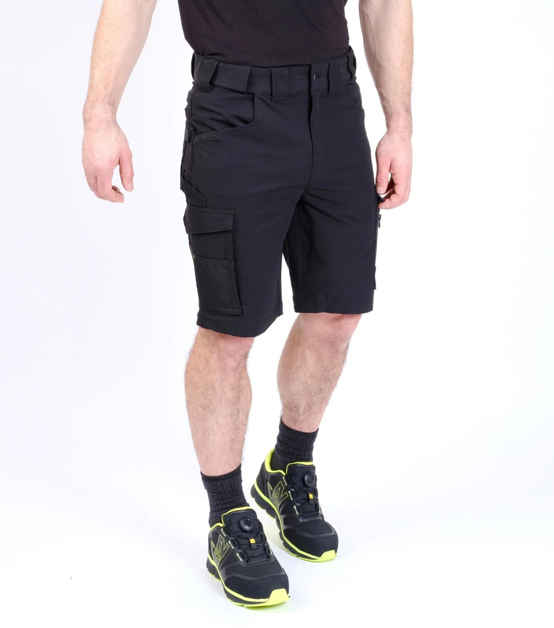 Bermuda travail stretch 4d Stan Nine Worths noir vue 1