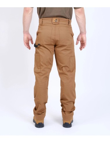 Pantalon travail style charpentier Fango Nine Worths camel vue 1