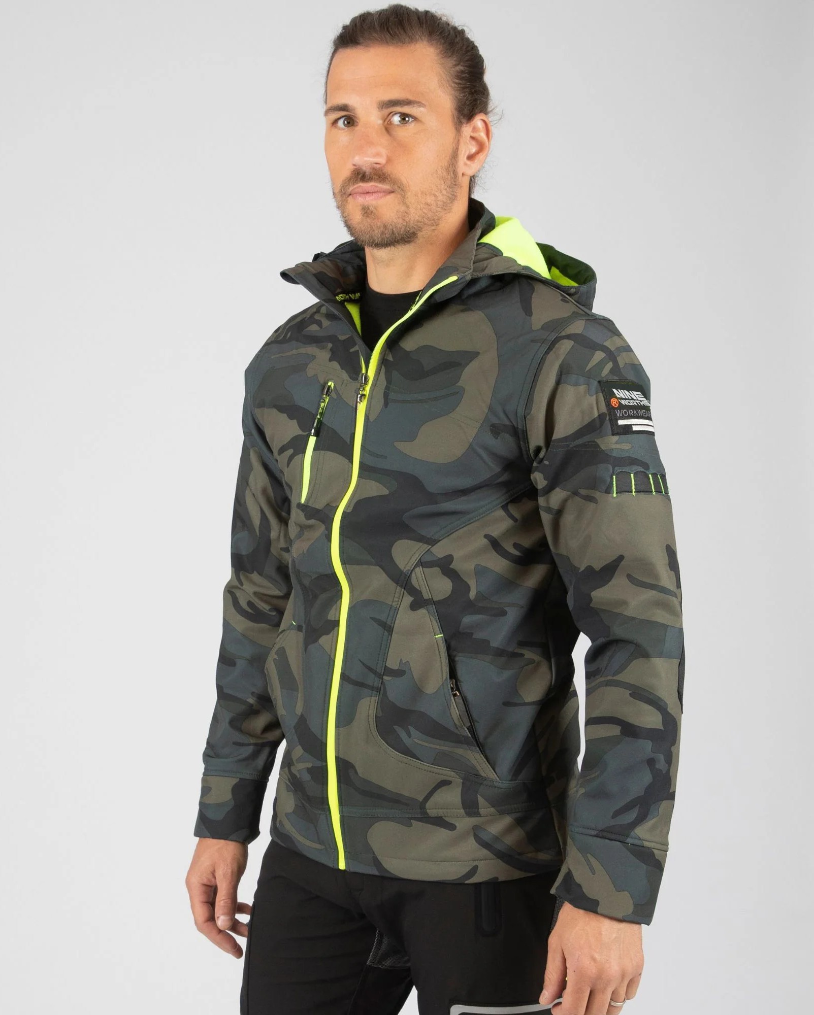 Veste softshell imperméable Borel Nine Worths wood vue 1