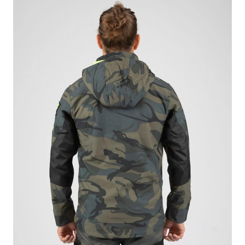 Veste softshell imperméable Borel Nine Worths wood vue 1