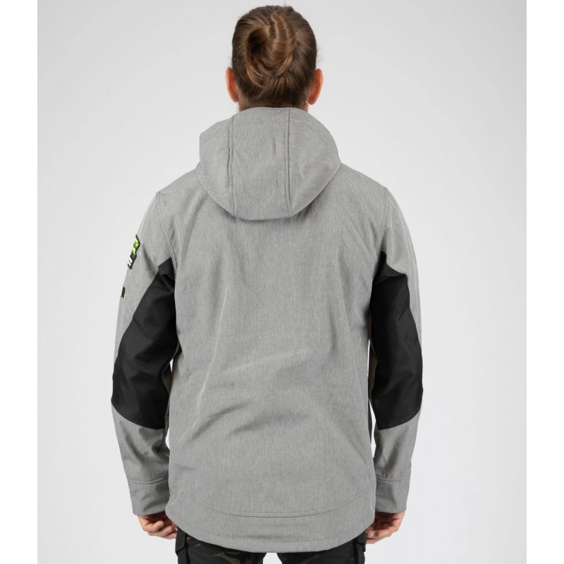 Veste softshell imperméable Borel Nine Worths gris vue 1