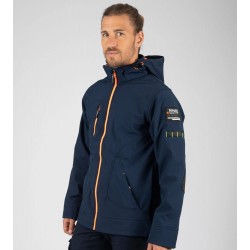 Veste softshell imperméable Borel Nine Worths navy vue 1