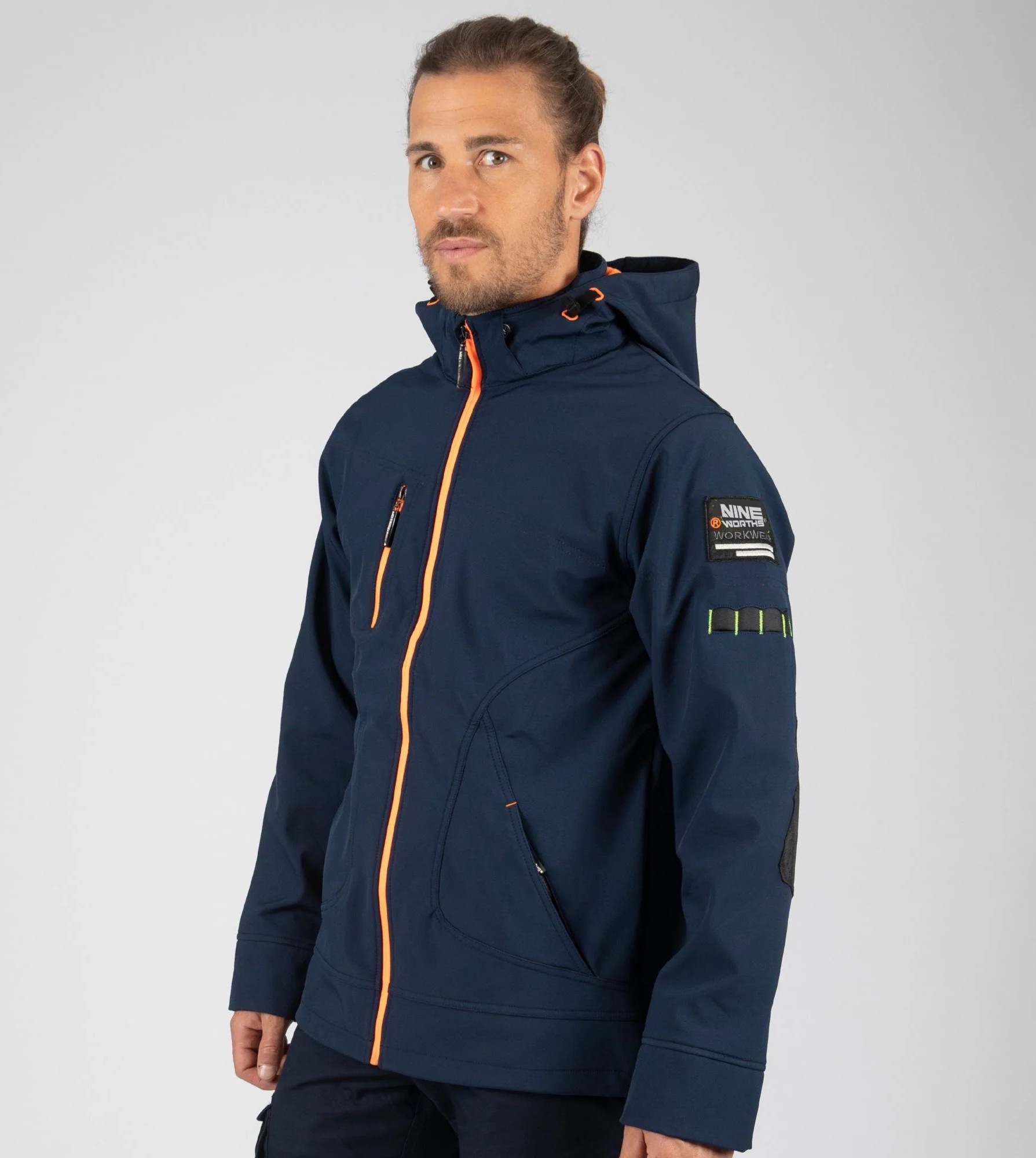 Veste softshell imperméable Borel Nine Worths navy vue 1