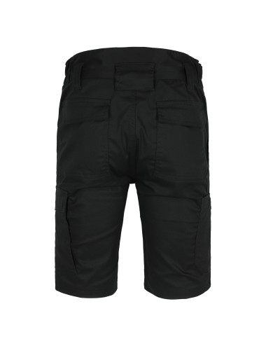 bermuda de travail slim fit stretch deperlant multi poches professionnel été robuste