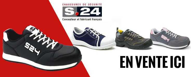 Vente en ligne : Chaussure de sécurité S24 - Côté Pro