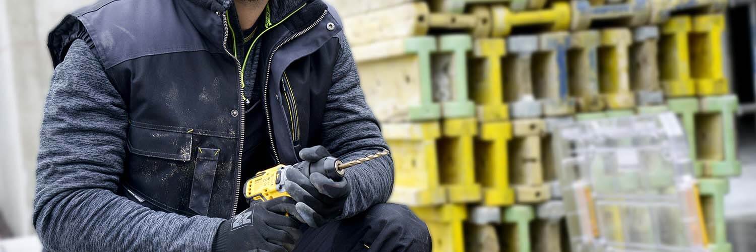 Gilet de travail sans manche pour homme - Côté Pro